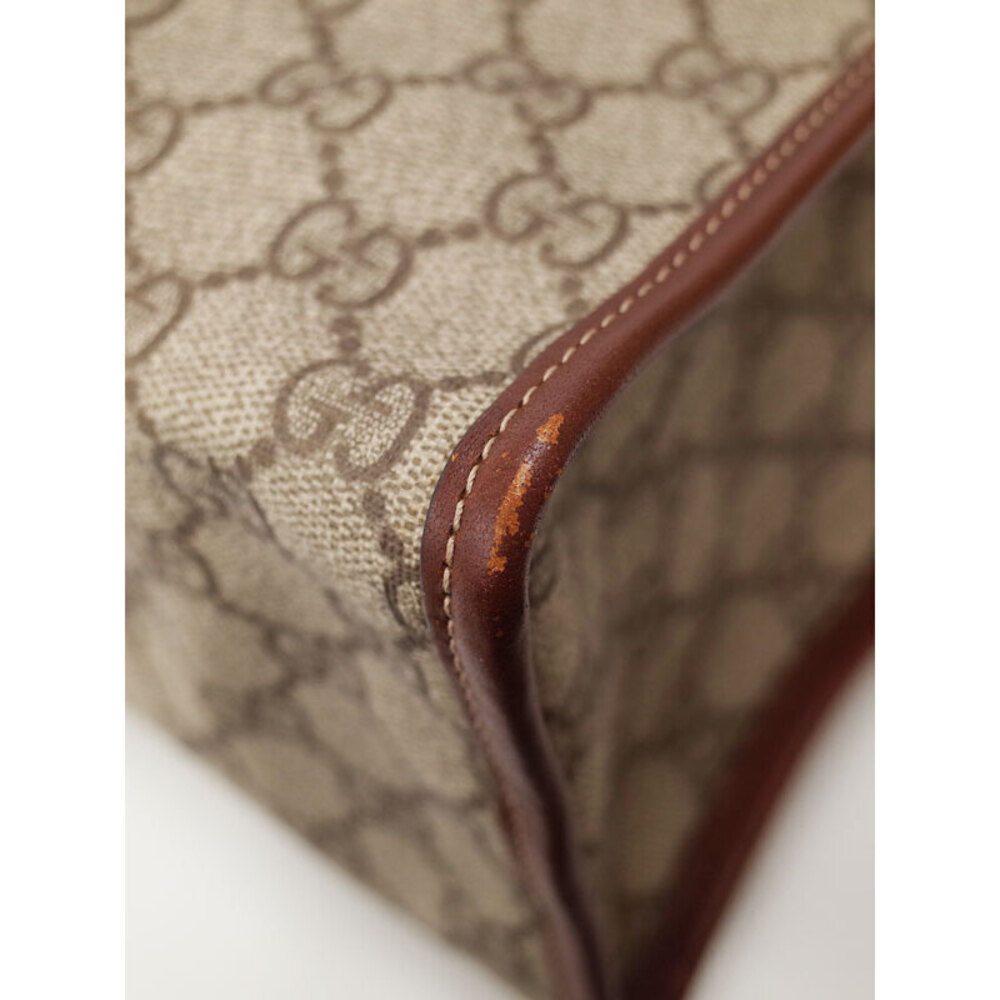 Gucci GG Supreme Web Loop Tote bag Brown - Picture 6 of 9